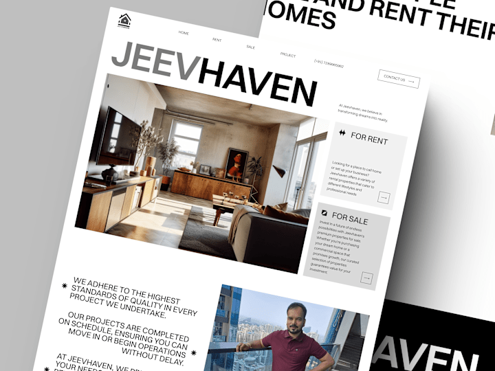 Cover image for JeevHaven - Real Estate Website