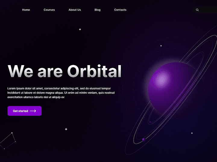 Cover image for Orbital | Webflow Website