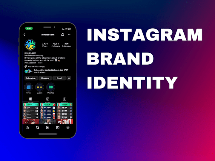 Cover image for Instagram brand identity 