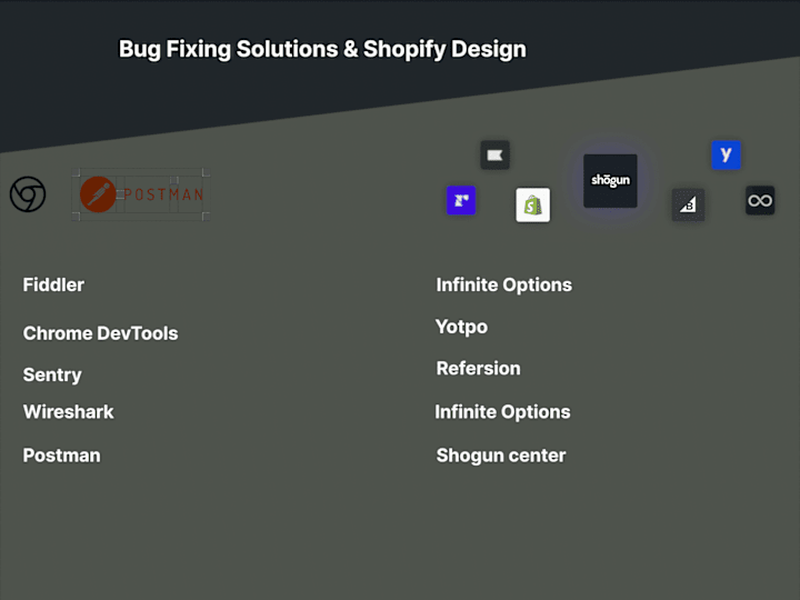 Cover image for Bug Fixing Solutions & Shopify Design