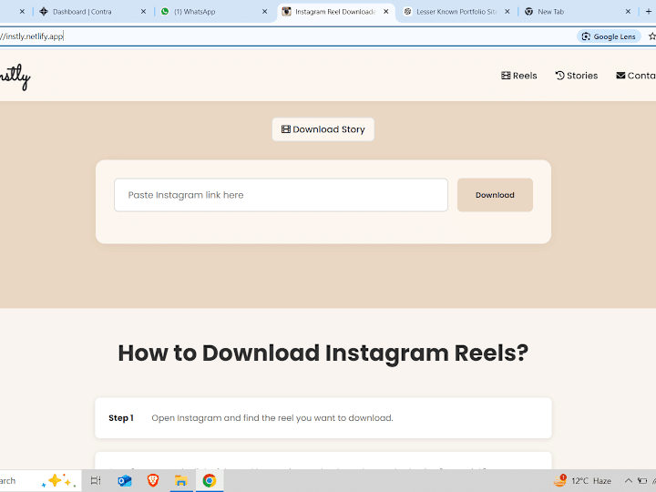 Cover image for Instagram Reel Downloader | Instly