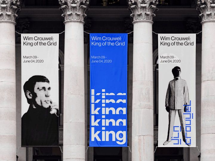 Cover image for Wim Crouwel: King of the Grid - Exhibition Branding
