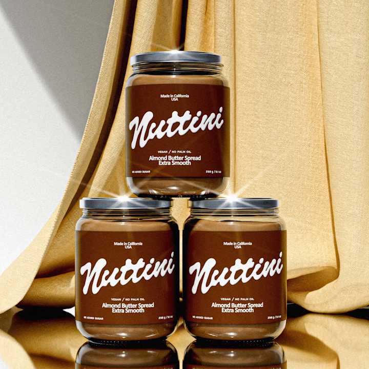 Cover image for 🍯Nuttini - Brand Identity & 3D Product Visualization