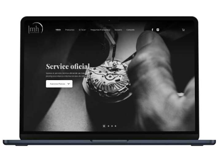 Cover image for LMH – Figma UI/UX design & Elementor development