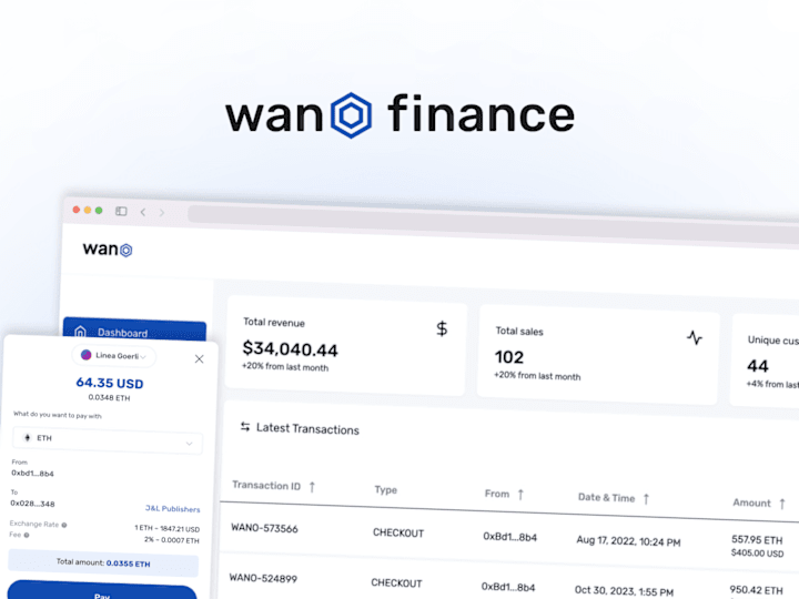 Cover image for Wano - Simplifying Crypto Commerce