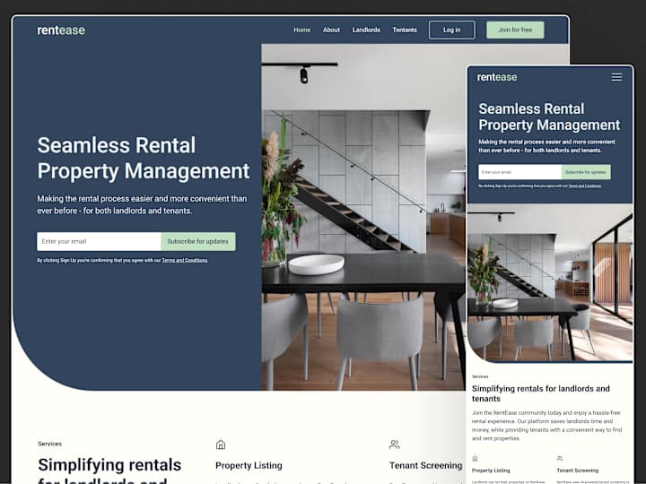 Cover image for User-Centric Homepage Design for the Future of Rental Management