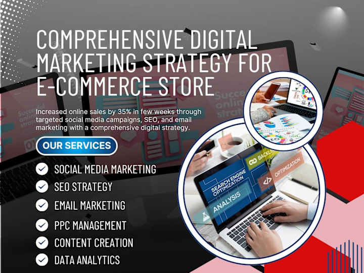 Cover image for Comprehensive Digital Marketing Strategy for E-commerce Store