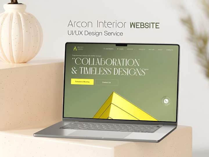 Cover image for Arcon Interior Website Design