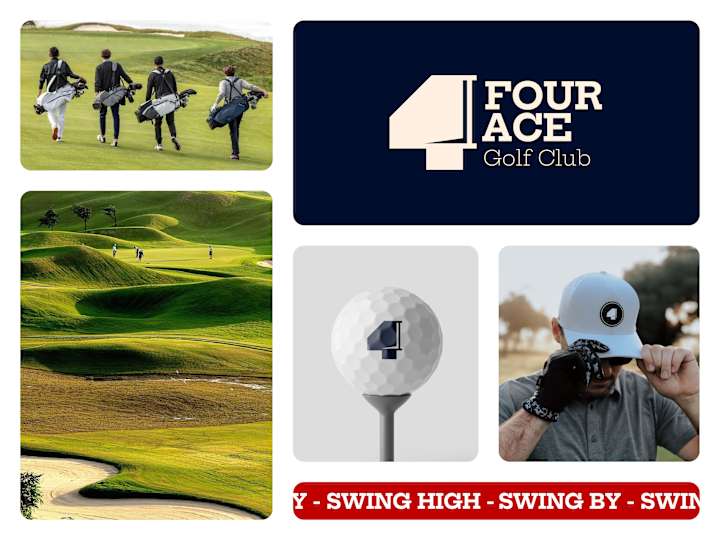 Cover image for FOUR ACE GOLF CLUB LOGO DESIGN