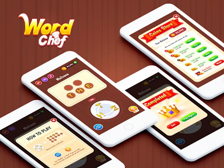 Cover image for Word Chief - Game UI Design