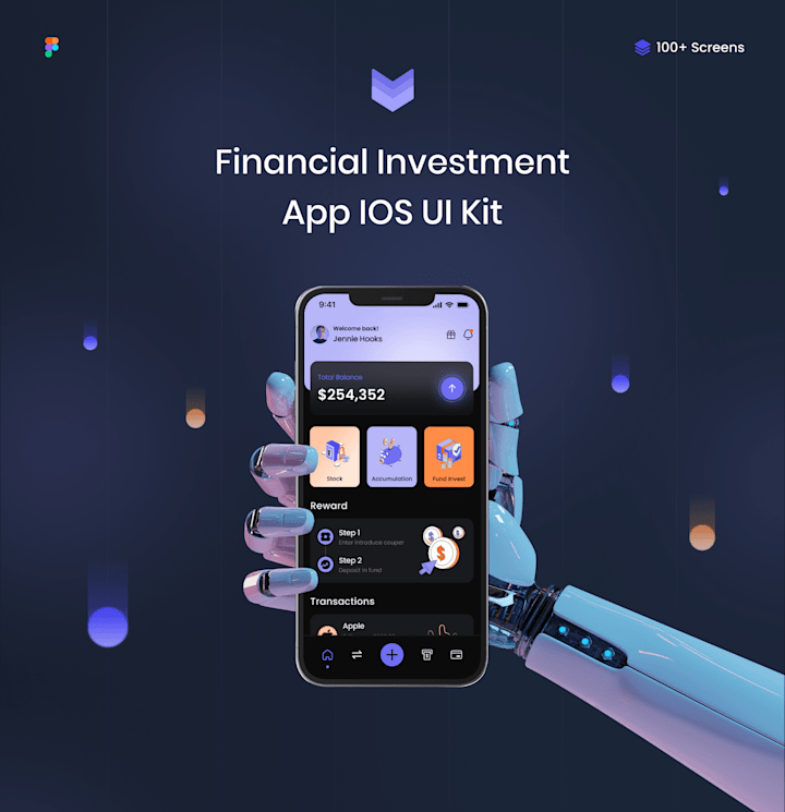 Cover image for Premium UI Kit for Financial Investment Apps