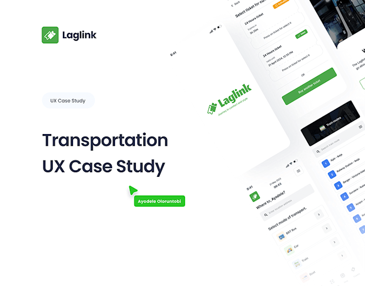 Cover image for Laglink Transportation Case Study on Behance