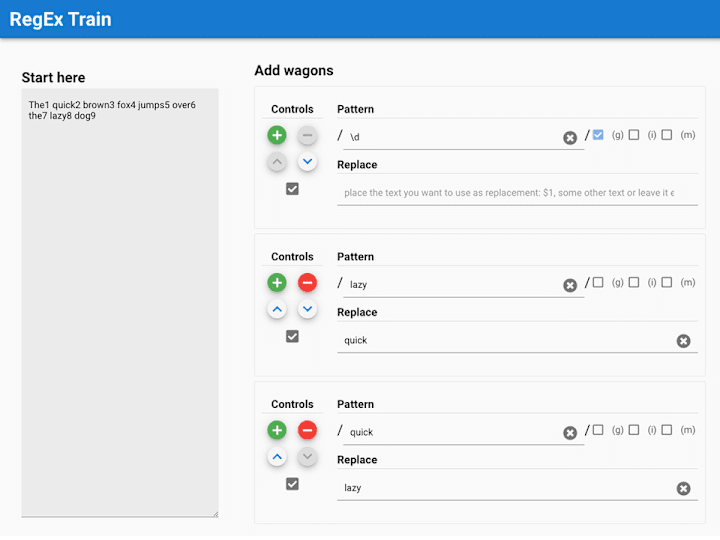 Cover image for Regex Train - A Regular Expression Workflow Tool