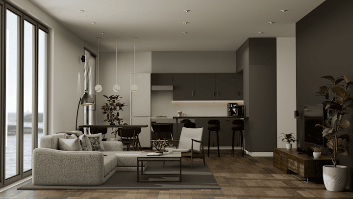 Cover image for Realistic interior