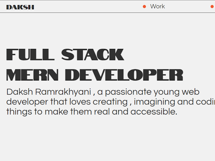 Cover image for Portfolio Website Design