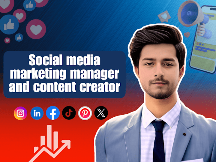 Cover image for I can be your Social media marketing manager and Content creator