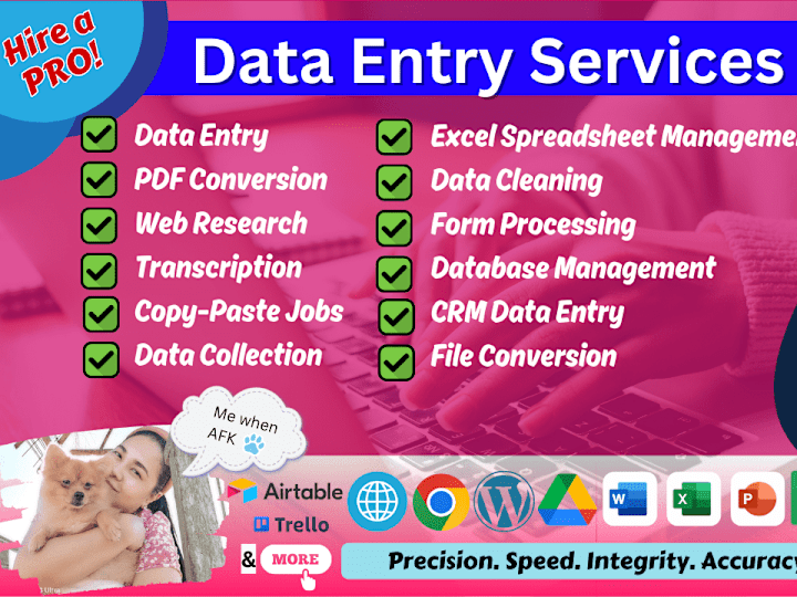 Cover image for Accurate Data Entry & Admin Support