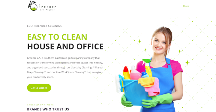 Cover image for Web design for Cleaning Company