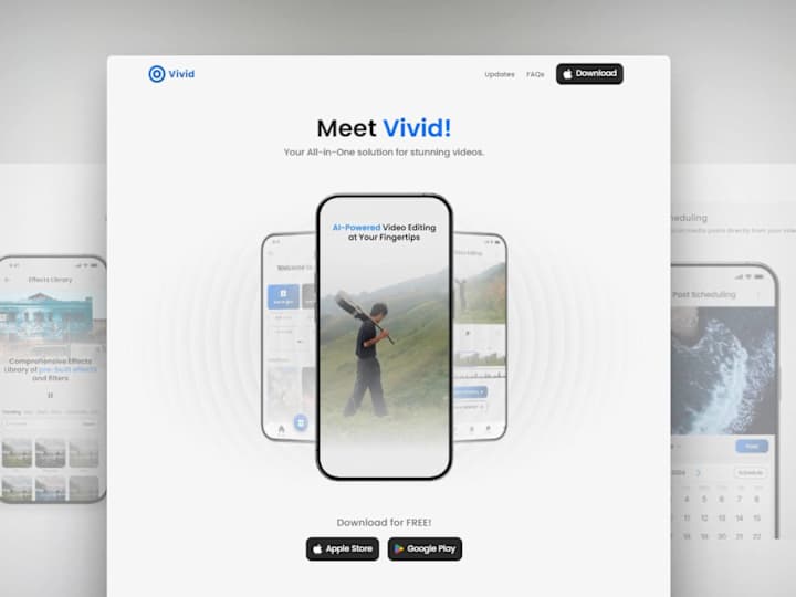 Cover image for Vivid - App Showcase Website