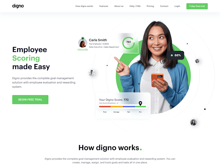 Cover image for AI Based Employee Scoring & Reward Management System :: Behance