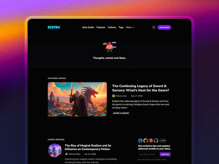 Cover image for Elrond — Framer Blog Theme / Design + Development