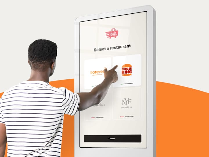 Cover image for ONroute self-serve ordering kiosk