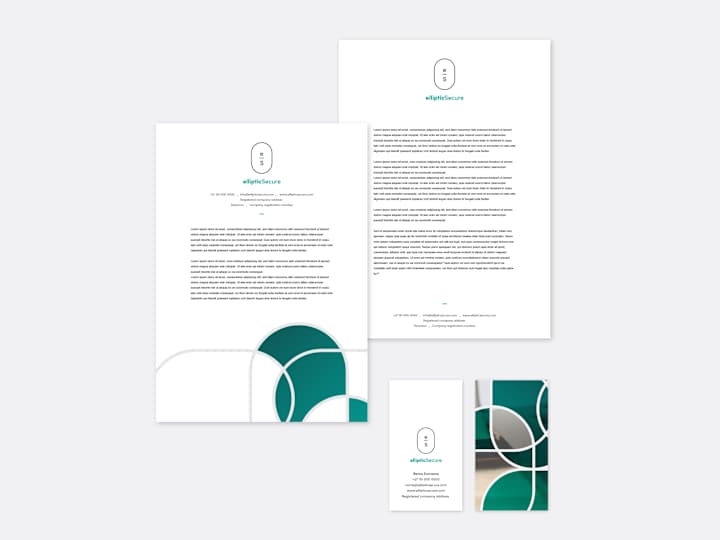 Cover image for ellipticSecure logo and brand design on Behance
