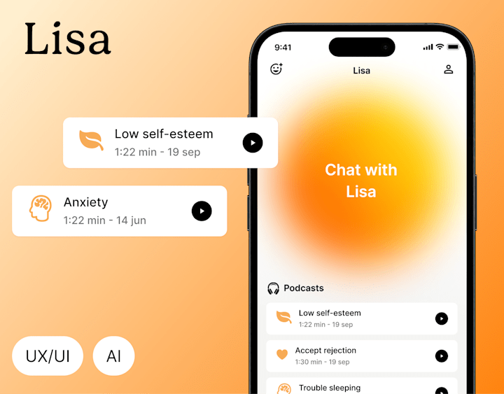 Cover image for Lisa | UX/UI Design | AI