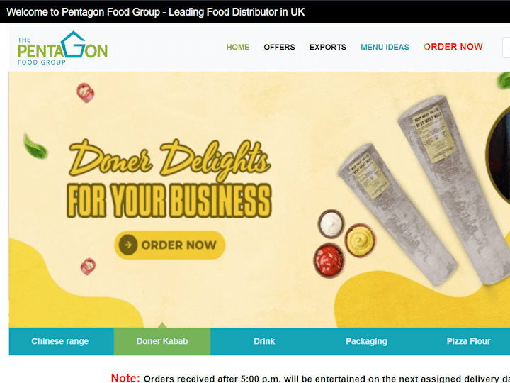 Cover image for Foodservice Distributors and Suppliers - Pentagon Food Group