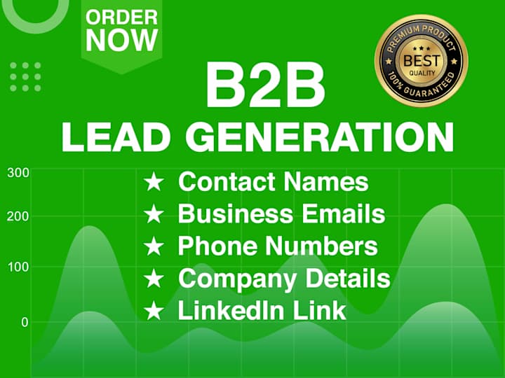Cover image for I will Do contact list building and 100 b2b lead generation