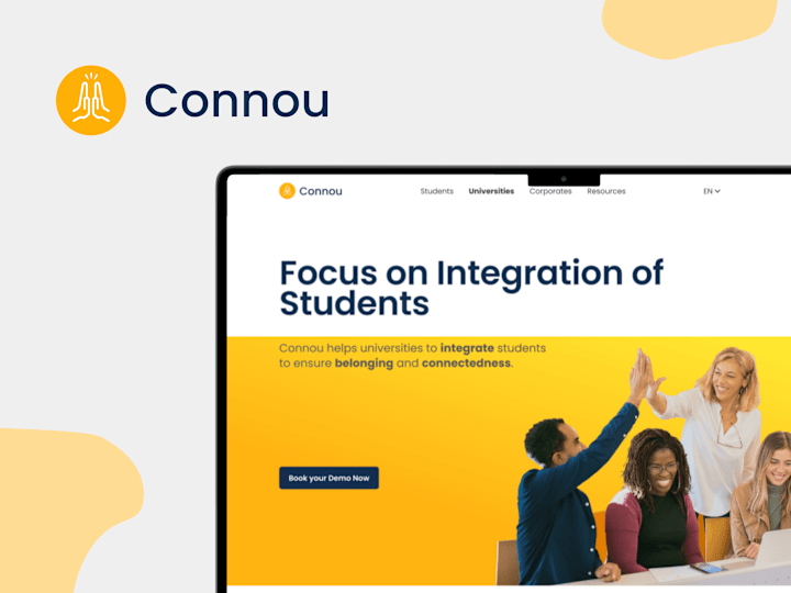 Cover image for Connou - Redesigning the website into a B2B2C Experience