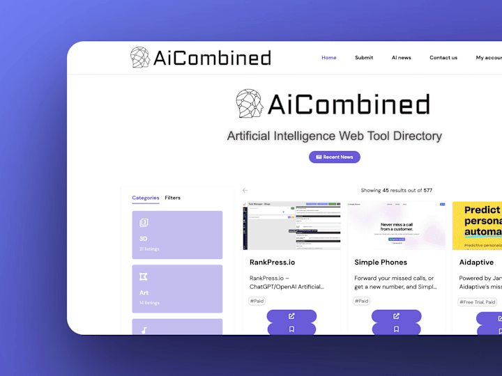 Cover image for Directory Website | Ai