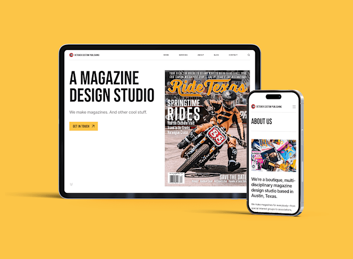 Cover image for Modern Web Design for a Leading Magazine Design Studio