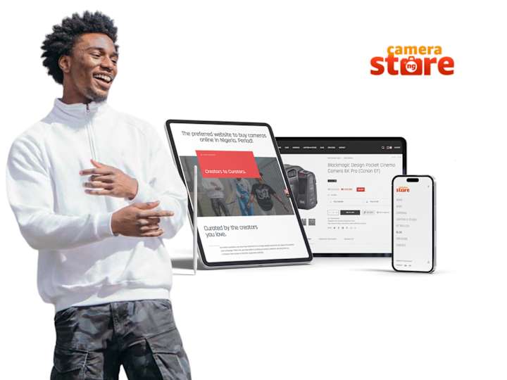 Cover image for Brand Development and Website Design for Camera Store Nigeria