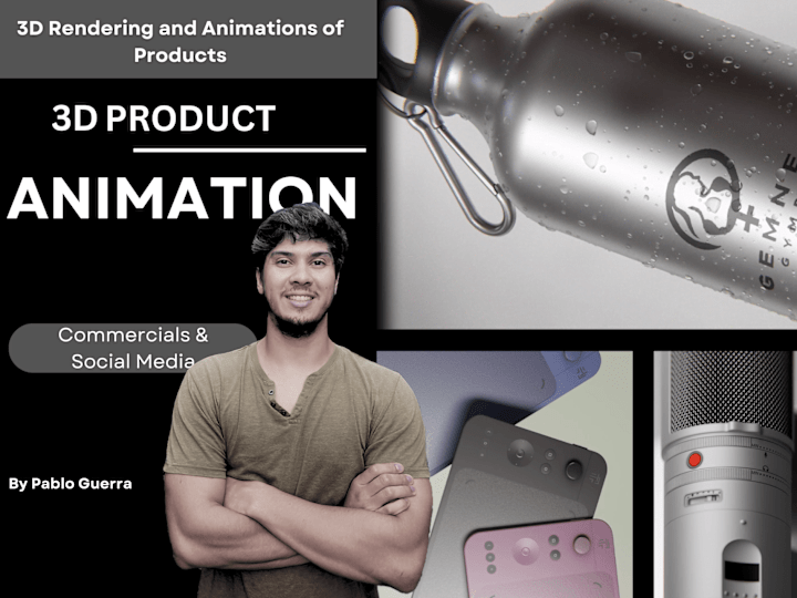 Cover image for 3D PRODUCT DESIGN AND ANIMATION 