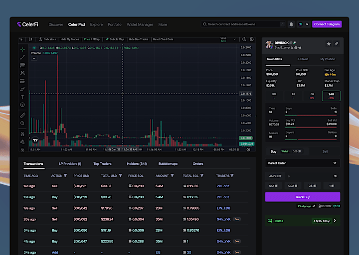 Cover image for Seamless User Experience for CelerFi