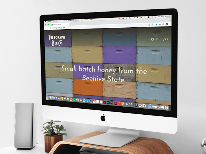 Cover image for Telegraph Bee Co. | Website Design