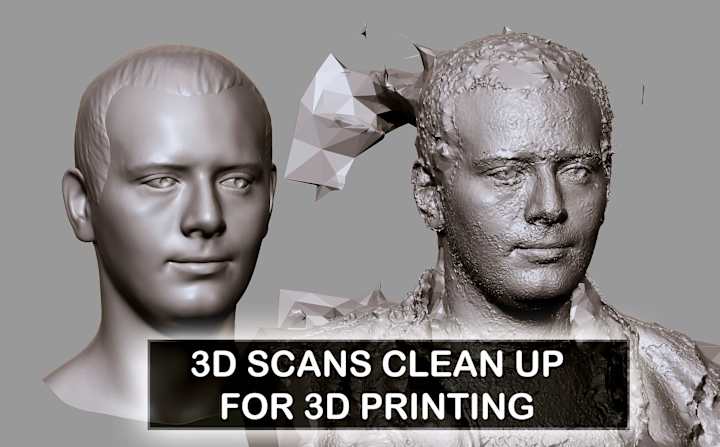 Cover image for I will clean up your scans and models for 3d printing
