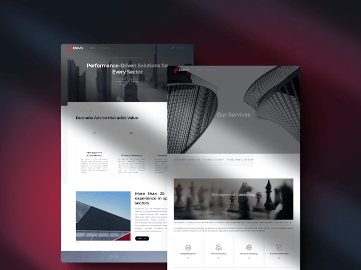 Cover image for Web Design, Webflow Dev, Logo & Identity - Enkay Consulting LLC
