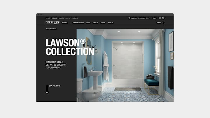 Cover image for Sterling Website - A Kohler brand