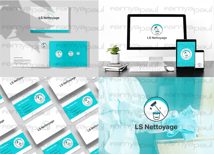 Cover image for Brand identity for LS NETTOYAGE