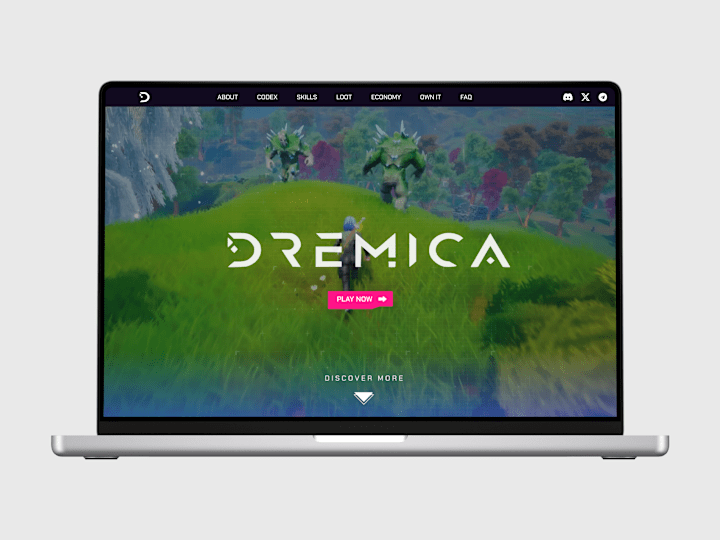 Cover image for Dremica Landing page