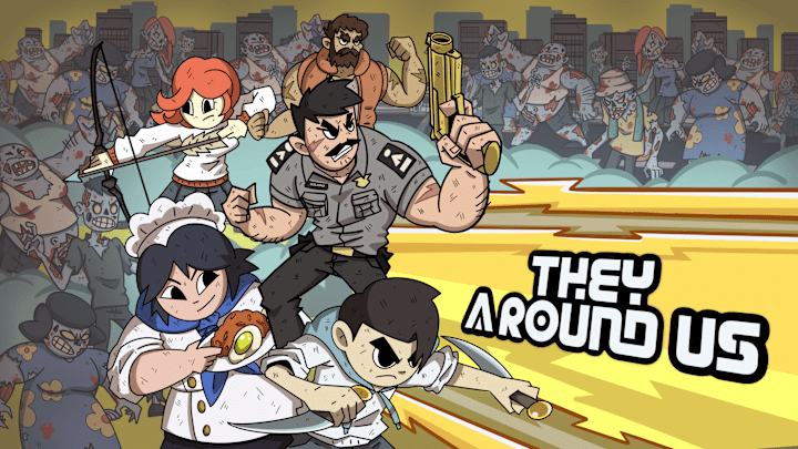 Cover image for THEY AROUND US
