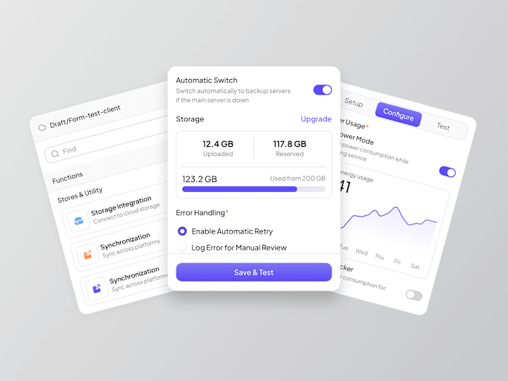 Cover image for Modern UI Design for Cloud Management System