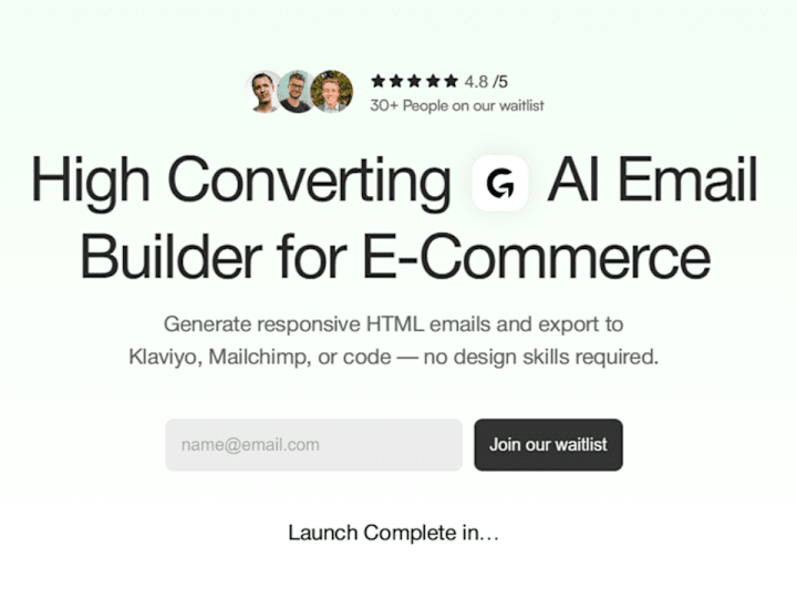 Cover image for Galio: AI Email Builder for E-commerce – Design & Export in Min…