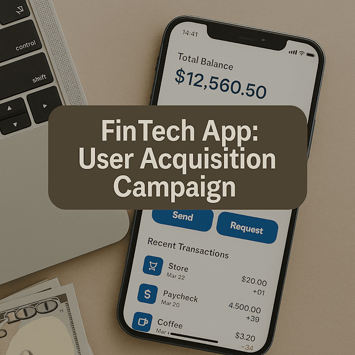 Cover image for FinTech App: User Acquisition Campaign