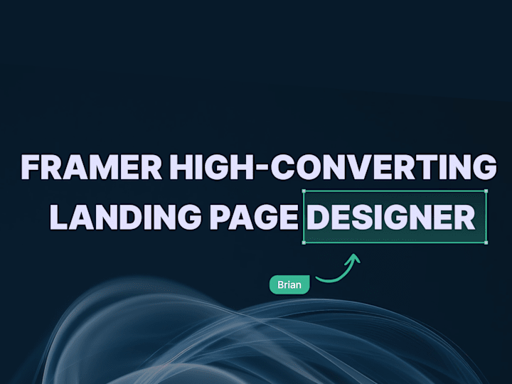 Cover image for Landing Page in Framer