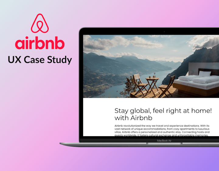 Cover image for A UX Case Study of Airbnb on Behance