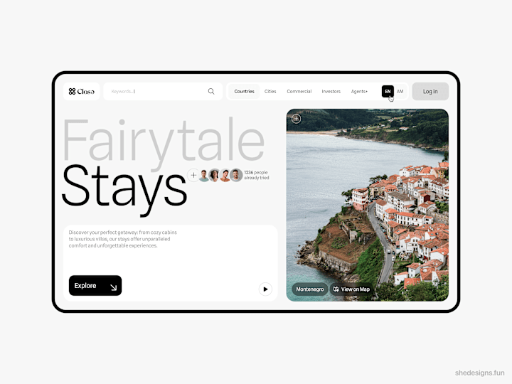 Cover image for Fairytale Stays Website