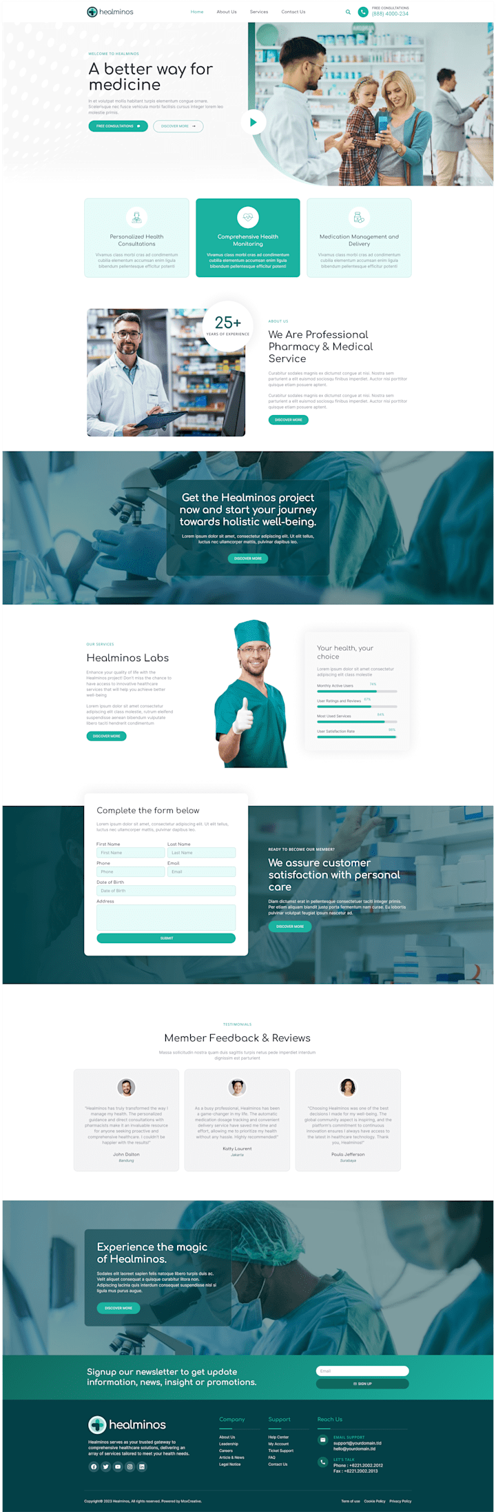 Cover image for Medical & Healthcare Solutions UI | Hydepark Digitals